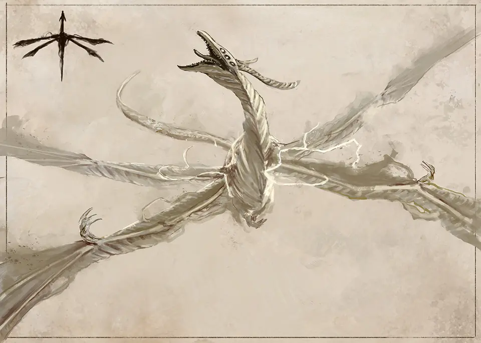 Rift Bestiary field plate for Aetherwing Drake