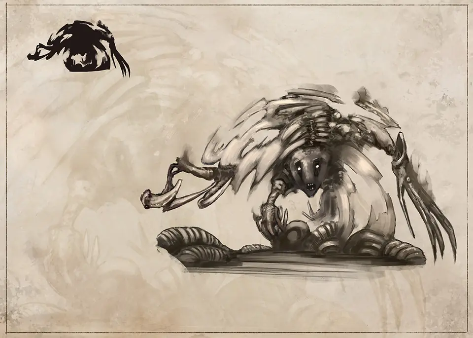 Rift Bestiary field plate for Chrometide Wraith