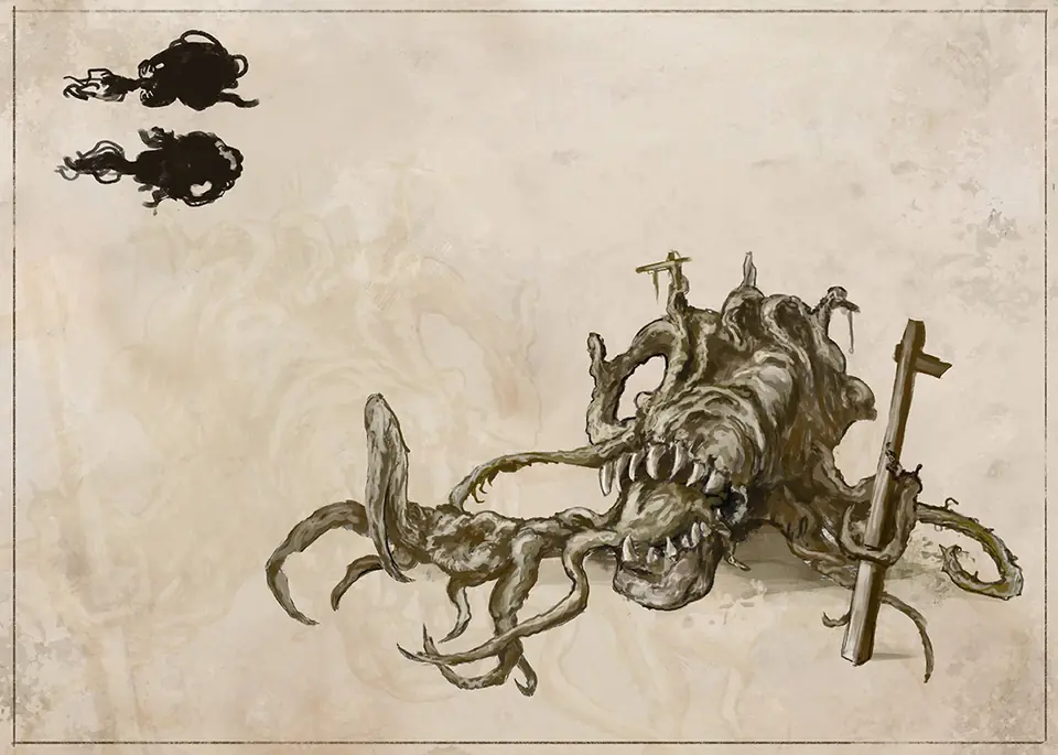 Rift Bestiary field plate for Gallowsvine Spitter