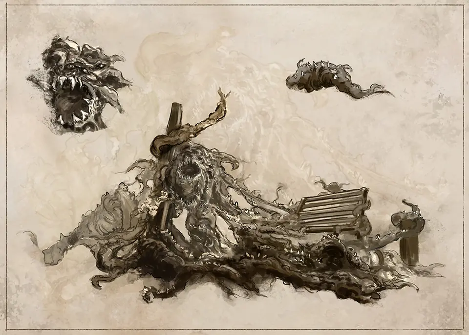 Rift Bestiary field plate for Gallowsvine Strangler