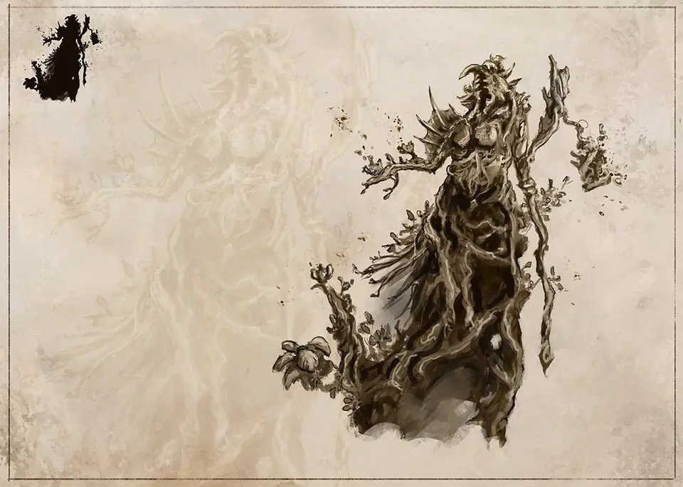 Rift Bestiary field plate for Glade Pollen Witch