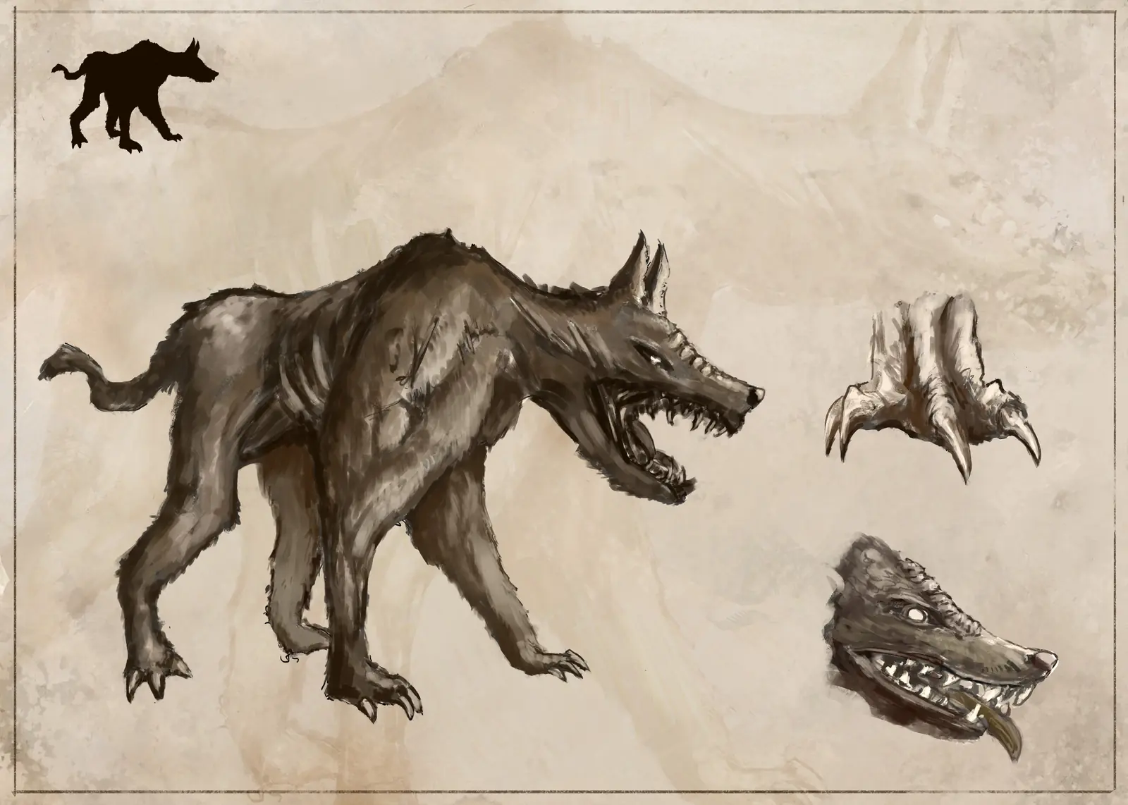 Rift Bestiary field plate for Grath Hound