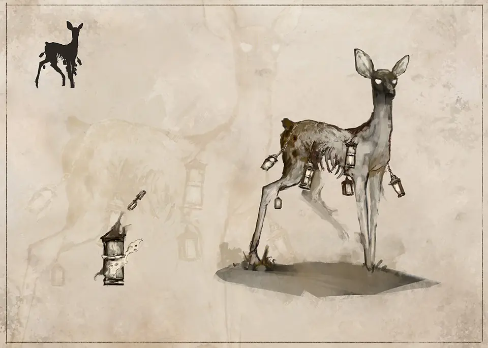 Rift Bestiary field plate for Haintlantern Doe