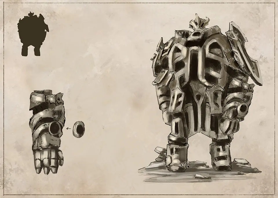 Rift Bestiary field plate for Hairpin Bastion