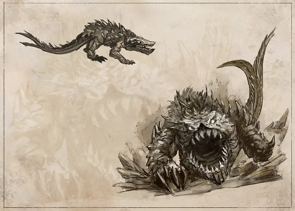 Rift Bestiary field plate for Miremaw Gator