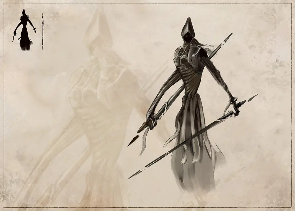 Rift Bestiary field plate for Nightglass Duelist