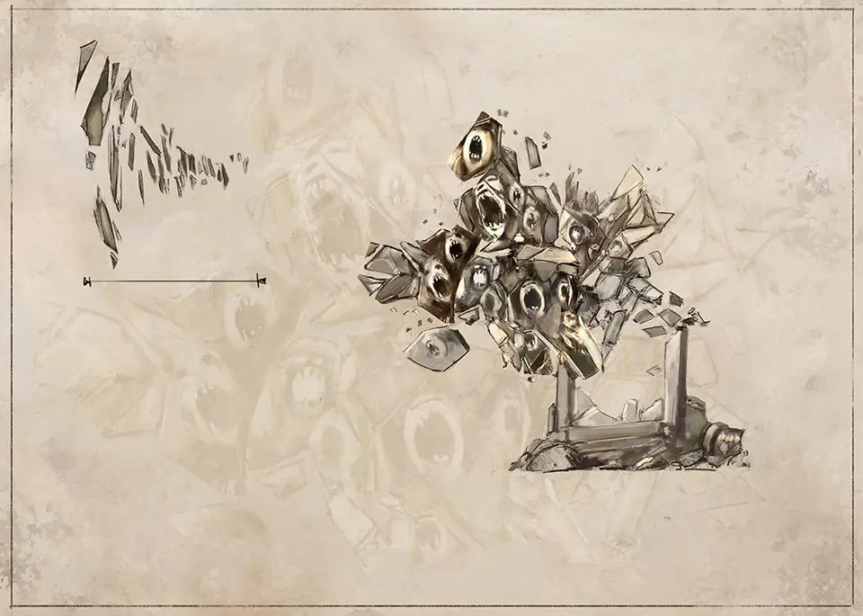 Rift Bestiary field plate for Plateglass Cicada Swarm