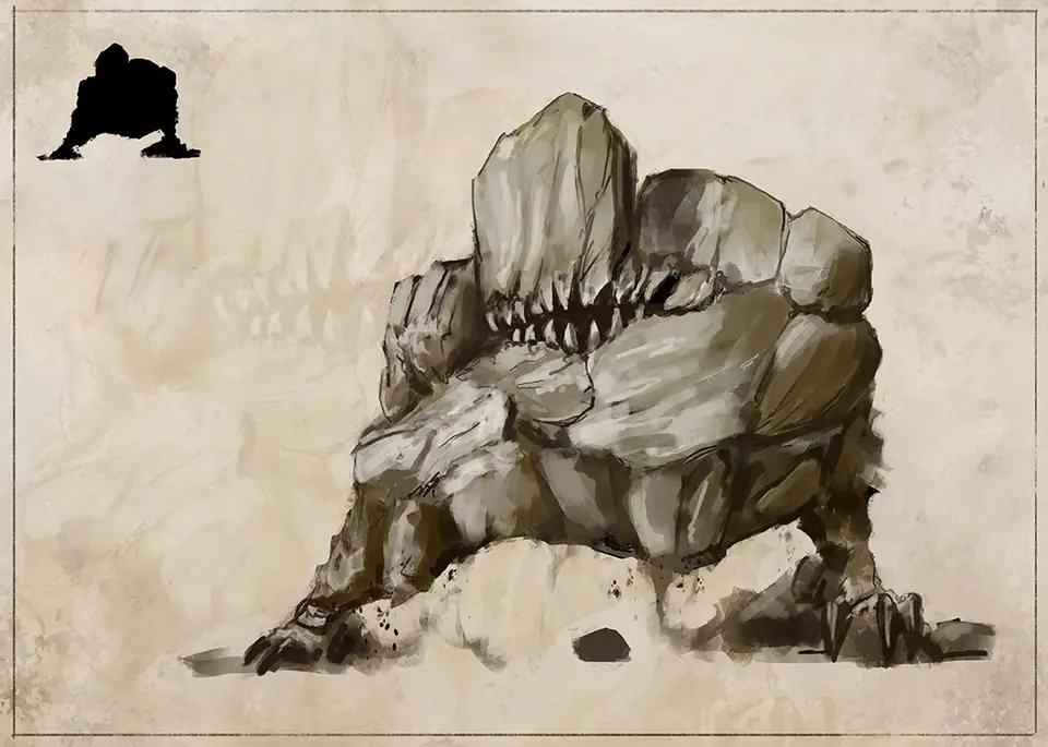 Rift Bestiary field plate for Quarrymouth Mimic