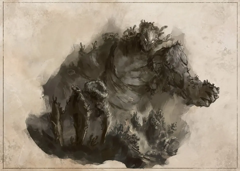 Rift Bestiary field plate for Reef Colossus