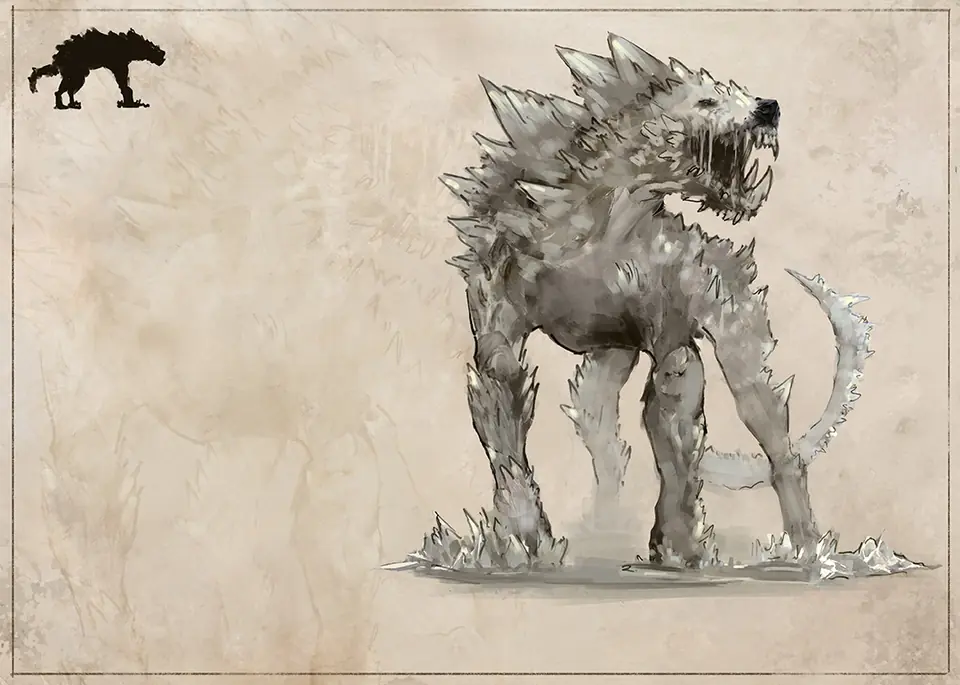 Rift Bestiary field plate for Rimehowl