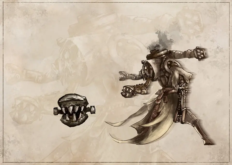 Rift Bestiary field plate for Rivetmaw Scrapper
