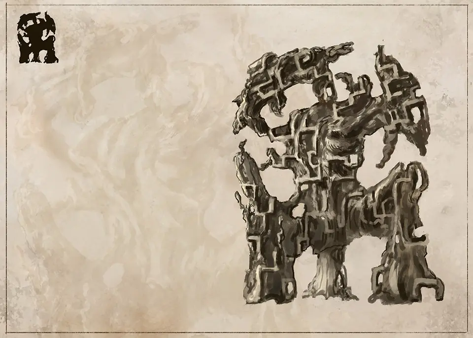 Rift Bestiary field plate for Rootmaze Warden