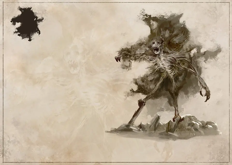 Rift Bestiary field plate for Rustshade Lurker