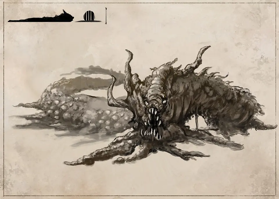 Rift Bestiary field plate for Stormdrain Eel