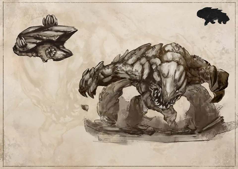 Rift Bestiary field plate for Tarcoil Scuttler